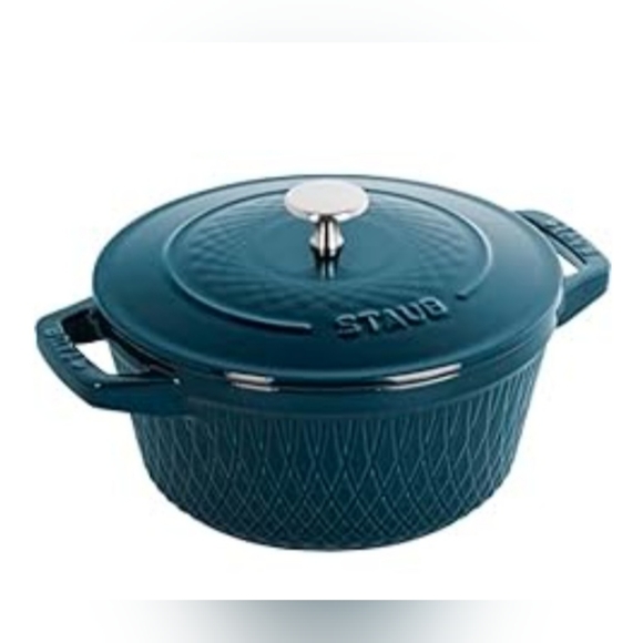 Staub Twist cocotte 20cm La Mer - Picture 1 of 2